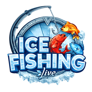 Ice Fishing slot game with bonus rounds available at PokieSurf Casino